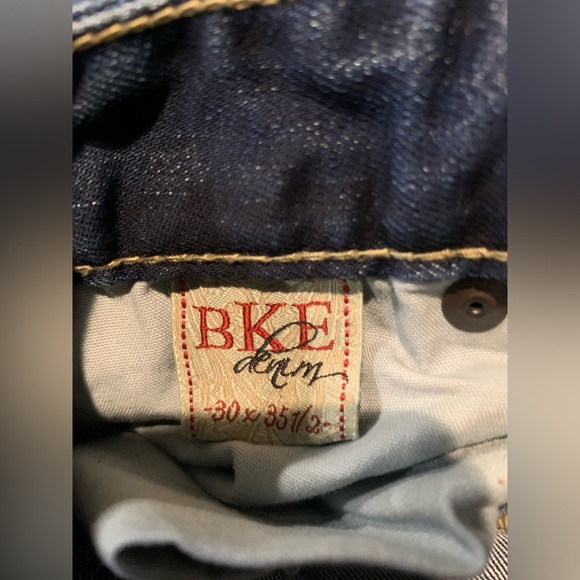 BKE Buckle Kate Stretch Boot Cut Blue Jeans Size 30 Tall 35.5 Inseam‎ - Picture 5 of 7